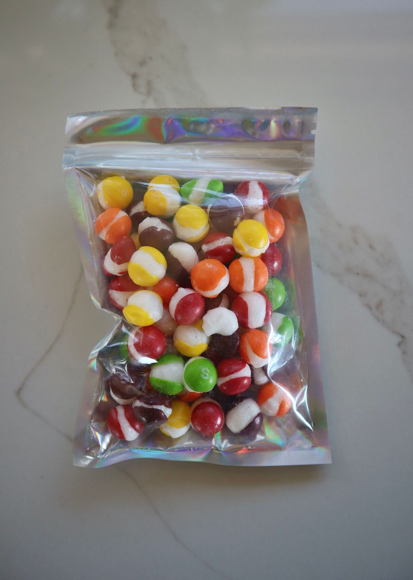 freeze dried skittles candy